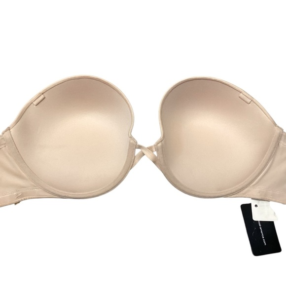 NWT 36D Wacoal Amazing Assets Strapless Push-Up Bra Style 854220, Nude Color - Picture 4 of 7
